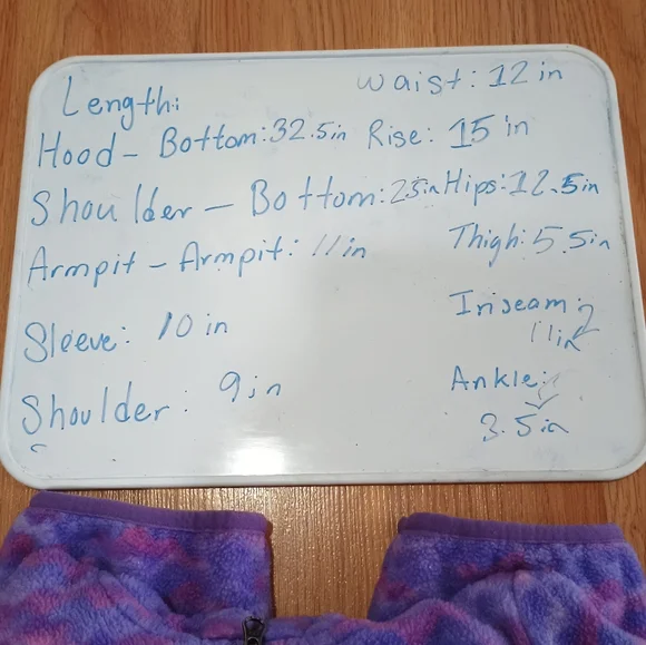 Columbia Full Zip Full Onepiece Bodysuit fleece bunting Tie Dye Pink & Purple - Picture 8 of 13